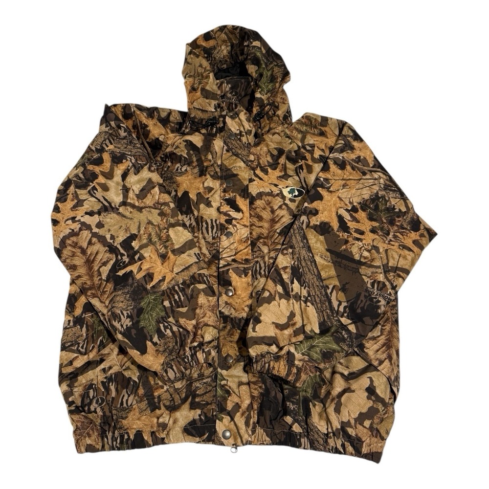 Mossy Oak Men's‎ XL Camo Hunting Jacket & Pants Set Nylon Outdoor Concealment